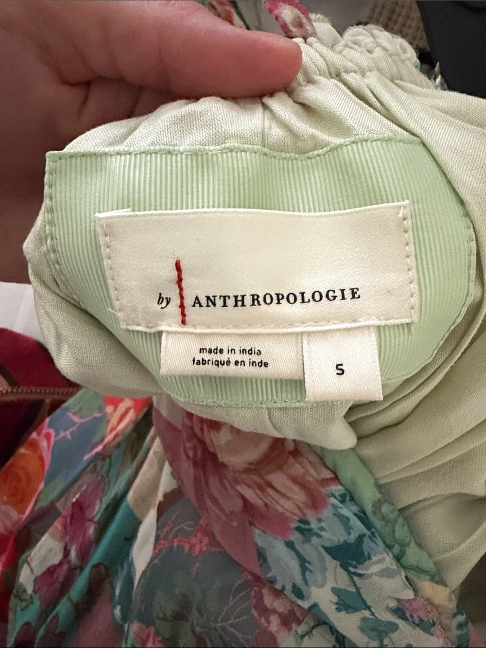 Anthropologie Multi-Color Floral Maxi Dress